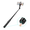 Hoco K25 Sherkhan 4ft Magnetic Aluminum Alloy Anti-Shake Selfie Stick Tripod with Bluetooth Remote. Black