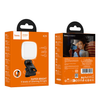 Hoco K29 Wonder Rotatable Fill Light – 9-Level, 300mAh, Portable Clip-On Ring Light (Black)