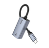 Hoco UA37 USB Type C to Ethernet Adapter 1000 Mbps Gigabit Network Aluminum Alloy Metal Gray