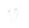 Hoco M95 USB-C Earphones. Earbuds for iPhone 15, Samsung and Android. White. Call answer and volume buttons