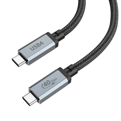Hoco USB4 Type-C to Type-C  100W charging data cable, 4K 60Hz HD screen mirroring, up to PD100W charging, 1m 40Gbps US05