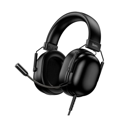 Hoco W113 Dynamic USB 7.1 Surround Sound Gaming Headphones with Microphone – Black