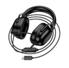 Hoco W113 Dynamic USB 7.1 Surround Sound Gaming Headphones with Microphone – Black