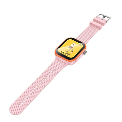 Hoco Y101 Kids 4G Smart Watch with GPS, WiFi, Camera, 1.83″ HD Screen, Nano SIM, Android 8.1, IP65 Waterproof – Pink