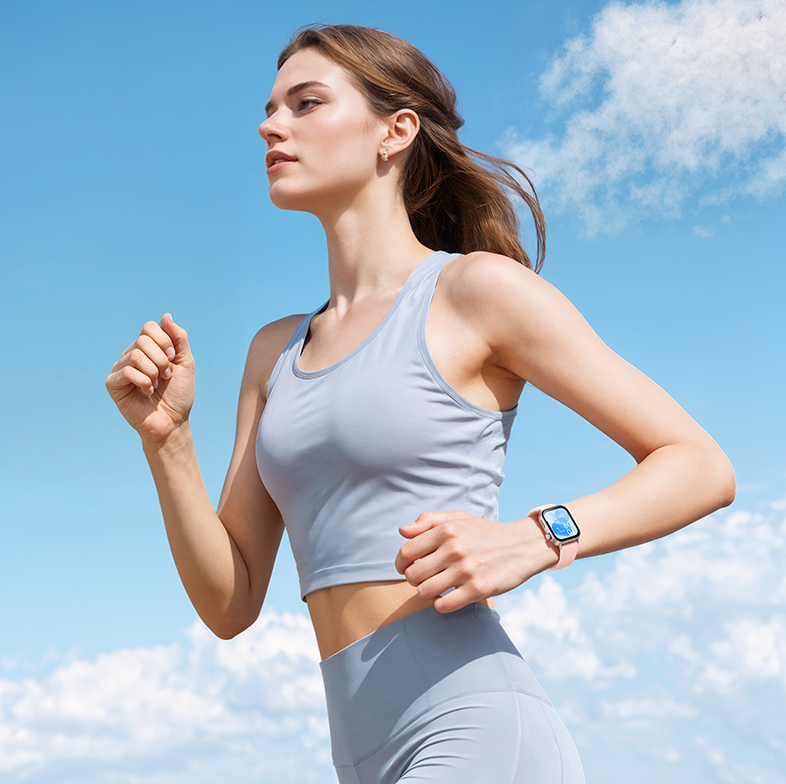 Hoco Y32 Smart Watch Pink – Bluetooth Calling, 1.75" Display, IP67 Waterproof, Heart Rate & Sleep Monitor, 5-Day Battery