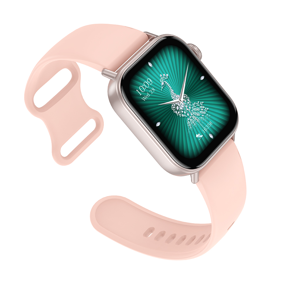 Hoco Y32 Smart Watch Pink – Bluetooth Calling, 1.75" Display, IP67 Waterproof, Heart Rate & Sleep Monitor, 5-Day Battery