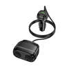 Hoco Z59 48W Dual Port Car Charger (PD30W+QC3.0) with Dual Power port Slots – Black