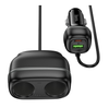 Hoco Z59 48W Dual Port Car Charger (PD30W+QC3.0) with Dual Power port Slots – Black