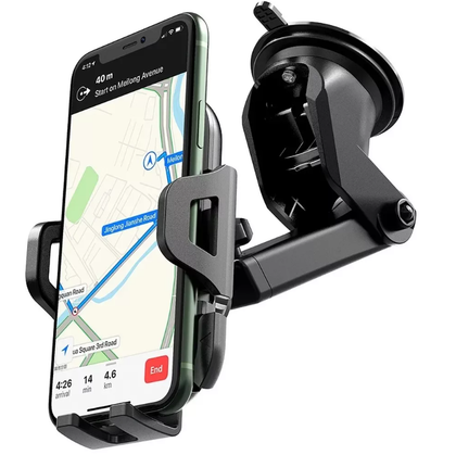 Hoco Car Phone Holder. Suction Cup Dashboard/Window Mount with 5.5 to 9.5cm Wide Clamp. CA76