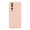 Honor 90 phone case Soft Flexible Rubber Protective Cover pink liquid silicone
