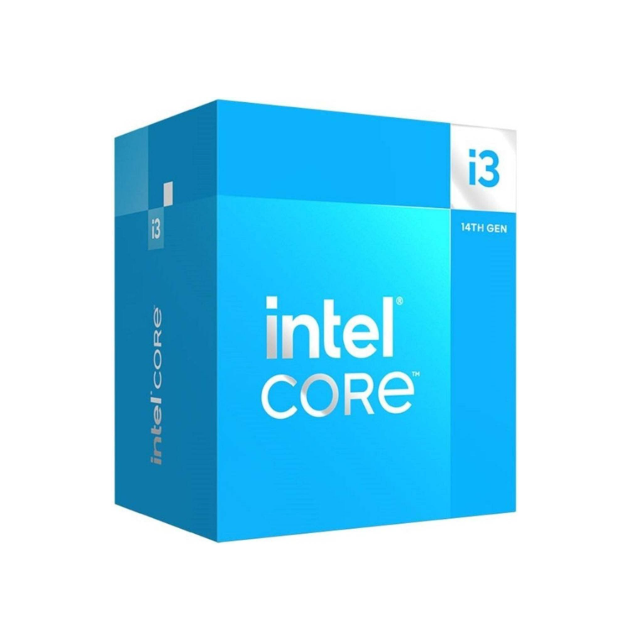 Intel Core i3 14100F, 3.5 GHz, 4 cores, 8 threads, 12 MB cache, FCLGA1700 Socket, OEM
