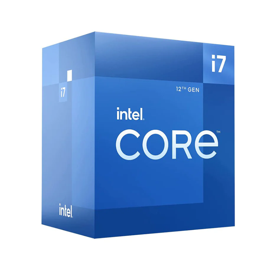 Intel Core i7 12700K, 3.6 GHz, 12,core, 20 threads, 25 MB cache, LGA1700 Socket, Box