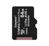 Kingston Canvas Select Plus, Flash memory card, 64 GB, A1, Video Class V10, UHS Class 1, Class10, microSDXC UHS,I