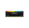 Kingston FURY Beast RGB, Computer RAM Memory, DDR4, 16GB, 2 x 8GB, Computer RAM Memory, DIMM 288 pin, 3200 MHz, PC4, 25600, CL16, 1.35 V, unbuffered,