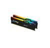 Kingston FURY Beast RGB, Computer RAM Memory, DDR5, 16GB, 2 x 8GB, Computer RAM Memory, DIMM 288 pin, 5600 MHz, PC5, 44800, CL36, 1.25 V, unbuffered,