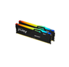 Kingston FURY Beast RGB, Computer RAM Memory, DDR5, 32GB, 2 x 16GB, Computer RAM Memory, DIMM 288 pin, 5600 MHz, PC5, 44800, CL36, 1.25 V, unbuffered