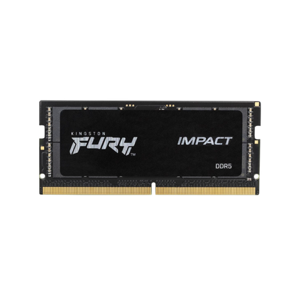 Kingston FURY Impact, DDR5, 64GB, 2 x 32GB, Computer RAM Memory, SO DIMM 262 pin, 5600 MHz, PC5, 44800, CL40, 1.1 V, unbuffered, on, die ECC