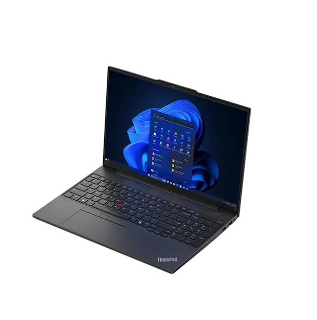 Lenovo ThinkPad E16 Gen 2, 180 degree hinge, AMD Ryzen 7, 7735HS, up to 4.75 GHz, Win 11 Pro, Radeon 680M, 16 GB RAM, 512 GB SSD, 16"