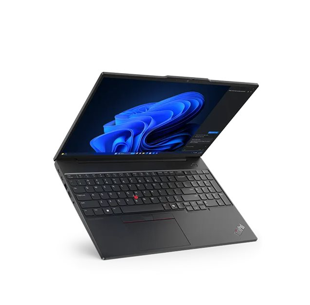 Lenovo ThinkPad E16 Gen 2, 180 degree hinge, AMD Ryzen 7, 7735HS, up to 4.75 GHz, Win 11 Pro, Radeon 680M, 16 GB RAM, 512 GB SSD, 16"
