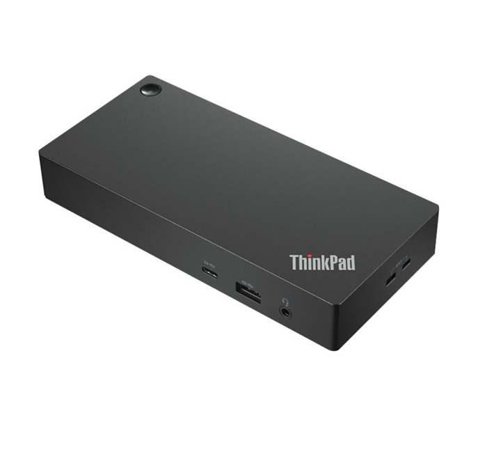 Lenovo ThinkPad Universal USB-C Dock – HDMI, 2x DisplayPort, 4x USB-A, 1x USB-C, RJ-45 Gigabit Ethernet, 3.5mm Audio – 90W Docking Station (40AY0090UK)