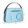 Madison FREESOUND-VR30BL-DAB Portable Bluetooth Vintage Radio 30W with DAB+, FM, USB, Subwoofer. Matt Blue