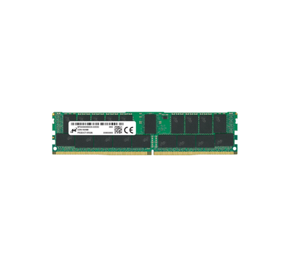 Micron, DDR4, 64GB, Computer RAM Memory, DIMM 288 pin, 3200 MHz, PC4, 25600, CL22, 1.2 V, registered, ECC