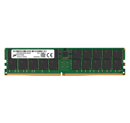 Micron, DDR5, 64GB, Computer RAM Memory, DIMM 288 pin, 4800 MHz, PC5, 38400, CL40, 1.1 V, registered, ECC