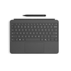 Microsoft Surface Pro Keyboard - 12-inch - keyboard - with touchpad, accelerometer - QWERTY - UK - slate - with Slim Pen Input Device