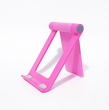 Phone iPad holder desktop portable non slip 3 to 11 inch phones or tablets pink