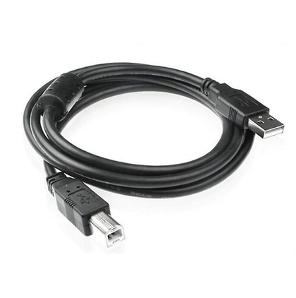 Printer cable USB 2 AM/BM 1.5m grey black
