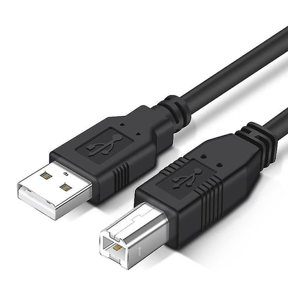 Printer cable USB 2 AM/BM 1.5m grey black