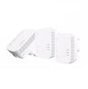 STRONG AV600 Mini Powerline Adapter Starter Kit, Pack of 3, Up to 300m Range, No Configuration Required, IE / UK Plug White