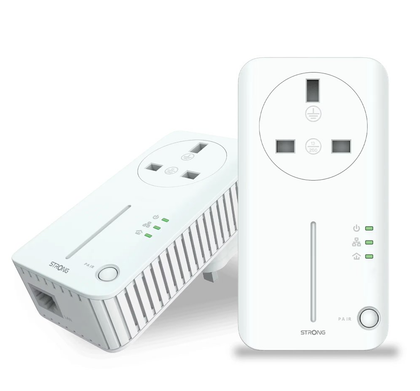 STRONG AV600 POWERLINE KIT, Data Transfer Speed Up to 600 Mbps, No Configuration Required (2 PACK)