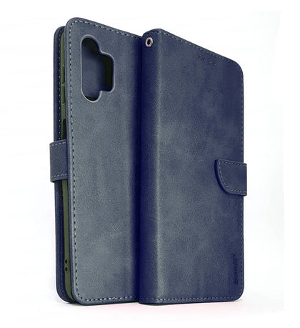 Samsung A13 4G 5G / A04s 5G phone case wallet cover flip anti drop anti slip shockproof blue cover