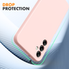 Samsung A15 4G 5G phone case Soft Flexible Rubber Protective Cover pink liquid silicone