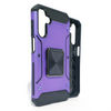 Samsung A15 4G/5G phone case purple. Square ring kickstand. Armor Anti-Drop Shockproof, Rugged, Protective