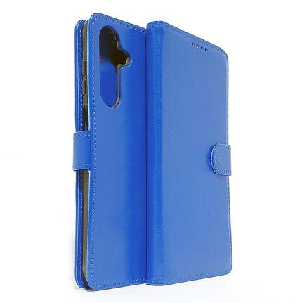 Samsung A16 4G/5G phone case wallet cover flip anti drop anti slip shockproof blue