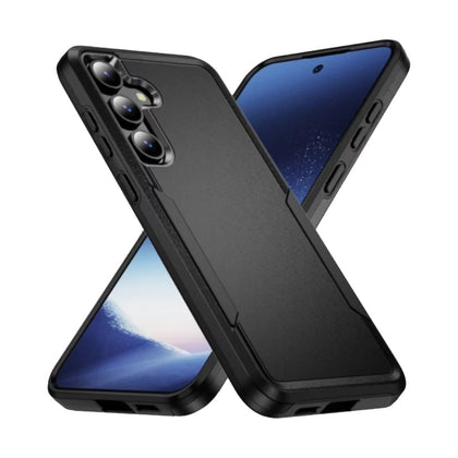 Samsung A26 4G/5G Symmetry Hard Phone Case. Black armor, Anti drop, shockproof, rugged and protective