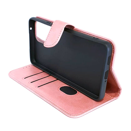 Samsung A35 5G phone case wallet cover flip anti drop anti slip shockproof rose pink