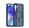 Samsung A35/A55 Case. Magsafe, Magnetic Shockproof Rugged Hard Cover, Dark Blue, Skin Feel