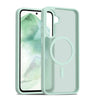 Samsung A35/A55 Case. Magsafe, Magnetic Shockproof Rugged Hard Cover, green, Skin Feel