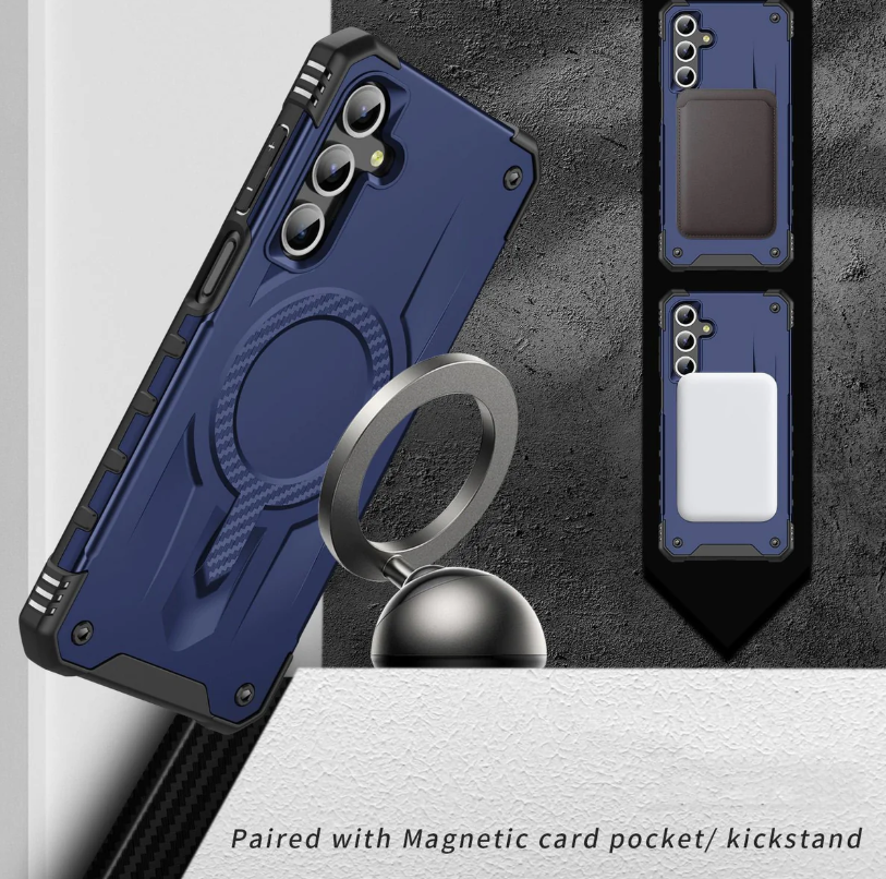 Samsung A36 / A56 5G phone case black. Magnetic, Magsafe, Armor, Anti-Drop, Shockproof, Rugged, Protective.