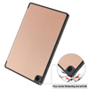 Samsung Galaxy Tab A9+ Case Rose Gold – 3-Fold Smart Leather TPU Cover with Auto Sleep/Wake & Stand