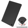 Samsung Galaxy Tab A9+ Case black. 3 Fold Smart Leather TPU Cover with Auto Sleep/Wake & Stand