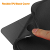 Samsung Galaxy Tab A9+ Case black. 3 Fold Smart Leather TPU Cover with Auto Sleep/Wake & Stand