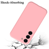 Samsung S23 Phone case. Soft, flexible liquid silicone protective cover. Pink.