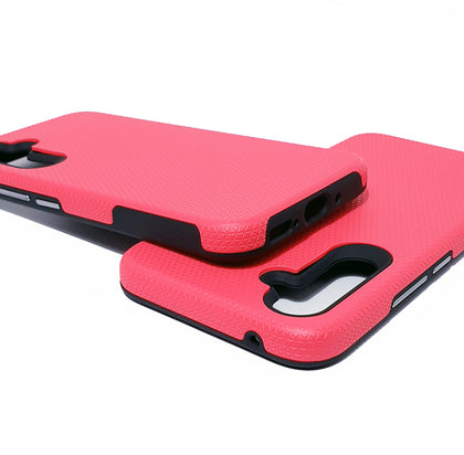 Samsung S23 phone case anti drop anti slip shockproof rugged dotted pink
