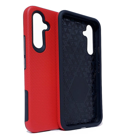 Samsung S23 phone case anti drop anti slip shockproof rugged dotted red