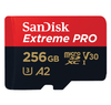 SanDisk Extreme Pro, Flash memory card (microSDXC to SD adapter included), 256 GB, A2, Video Class V30, UHS,I U3, Class10, microSDXC UHS,I