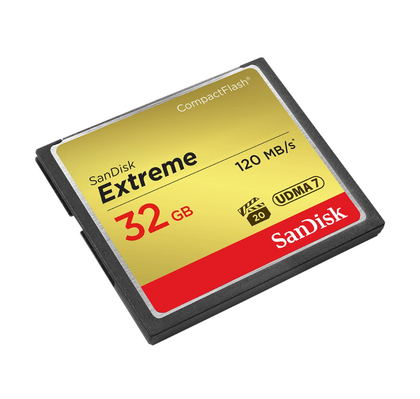 SanDisk Extreme, Flash memory card, 32 GB, 567x, CompactFlash